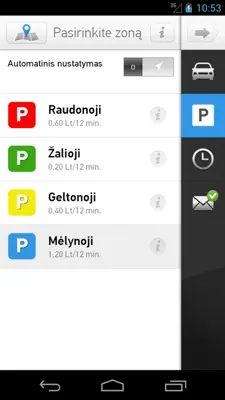 m.Parking android App screenshot 1